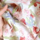 2025 New Spring and Autumn Women's Pajama Set 100% Cotton Printed Polo Collar Long Sleeve Two Piece Loose Floral Home Furnishing