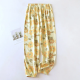 2025 Spring/Summer New Women's Sleeping Pants Viscous Fiber Gongsatin Ladies Beach Pants Mosquito Proof Pants Flower Home Pants