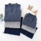 2025 Japanese Kimono Set 100%Cotton Pajamas Two-piece Couple Yukata Loose Men's And Women's Sweat Steaming Suit Home Service Set 2025 Japanese Kimono Set 100%Cotton Pajamas Two-piece Couple Yukata Loose Men's And Women's Sweat Steaming Suit Home Service Set