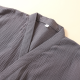 2025 Japanese New Spring/Summer Couple Kimono Robe 100% Cotton Crepe Cloth Men's and Women's Bathrobe Thin Home Sleeping Robe
